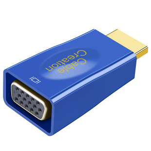 便携式HDTV转VGA转接头供电带3.5MM音频孔笔记本机顶盒连电视投影