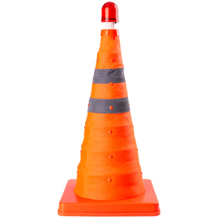 汽车三角架警示牌伸缩路锥折叠应急路障三脚架安全反光锥LED闪灯