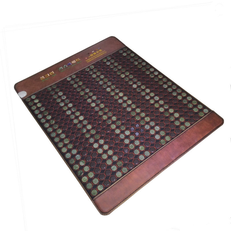 正品玉石床垫锗石托玛琳双温双控保健理疗远红外加热床垫升级款