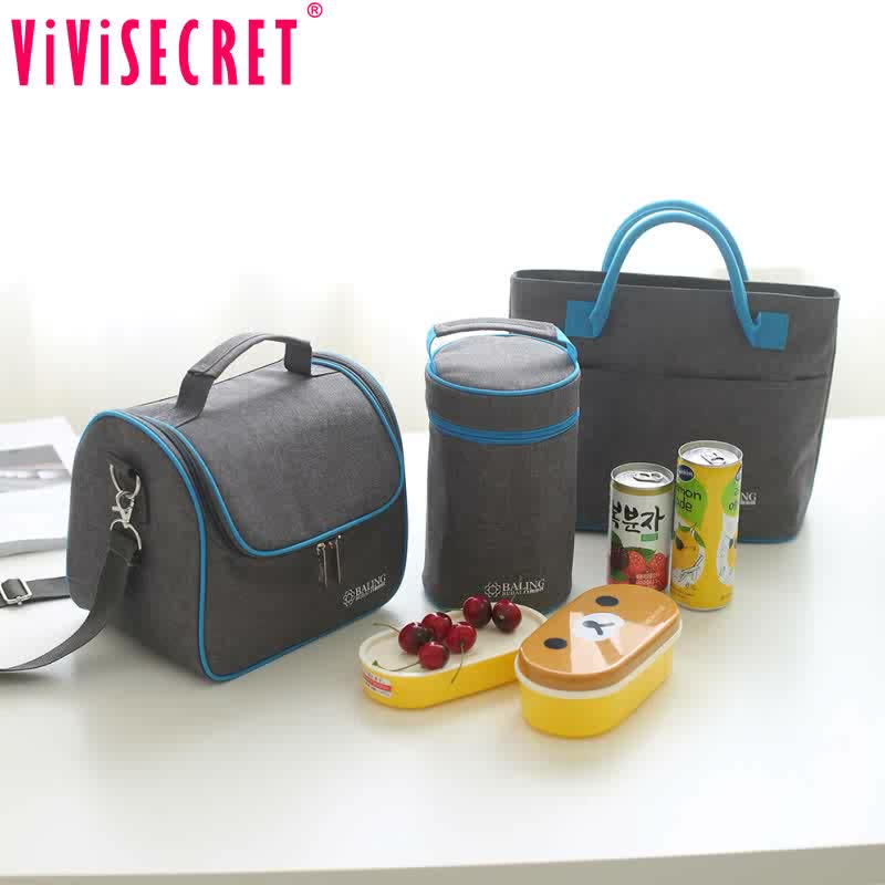 Soft Extra Large Insulated Children Lunch Bag Square Stylish Thermal Soft Extra Large Insulated Children Lunch Bag Square Stylish Thermal Insulation Reusable Office Meal Prep