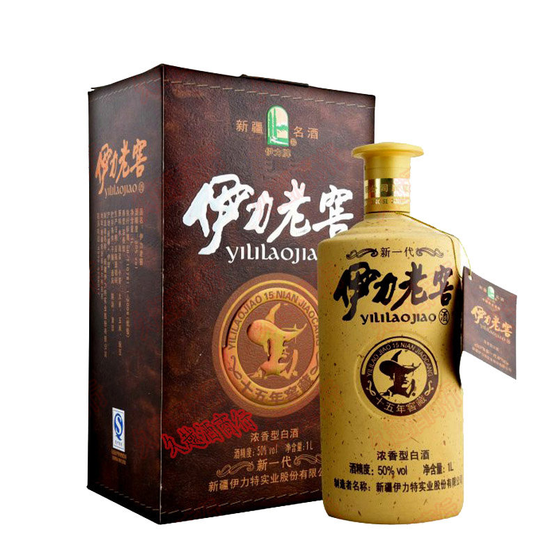 伊力特伊力老窖15年窖藏十五年50度*6瓶*1000ml整箱浓香型白酒