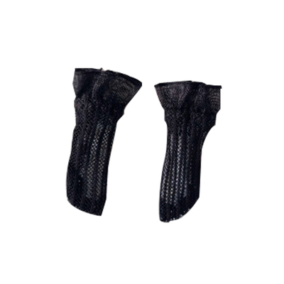 ob11配件小袜子条纹网纱长款花边蕾丝袜