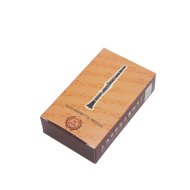 降B黑管单簧管笛头哨片十片2.5号芦苇簧片初学练习推荐乐器配件