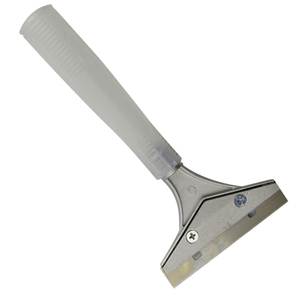 清洁铲刀透明塑料手柄铝合金铲头保洁小铲子清理瓷砖地板工具刮污