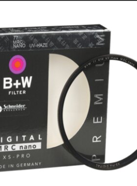 B+W滤镜超标纳米镀膜77mm82mm