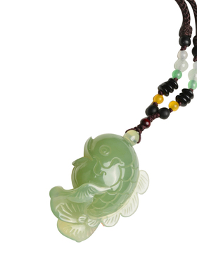 天然岫玉精雕玉石挂坠钥匙扣玉坠