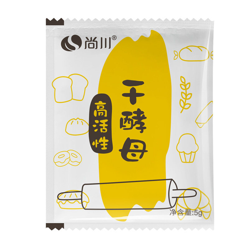 尚川酵母粉耐高糖干酵母家用烘焙做馒头包子面包的孝母发孝粉原料