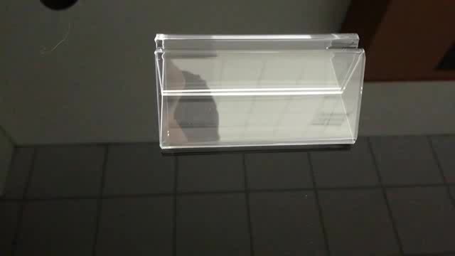 Clear Acrylic Sign Board Price Tag Poster Bar Menu Card