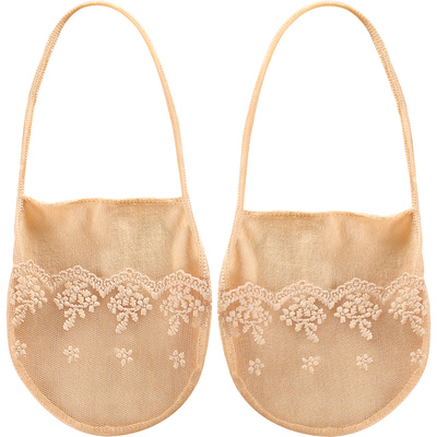 吊带女超浅口蕾丝半脚掌隐形船袜