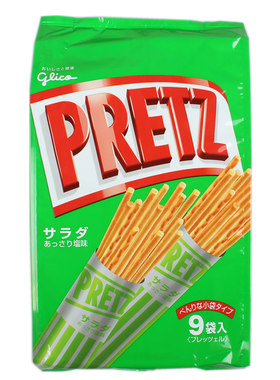 日本进口固力果PRETZ沙律味饼干
