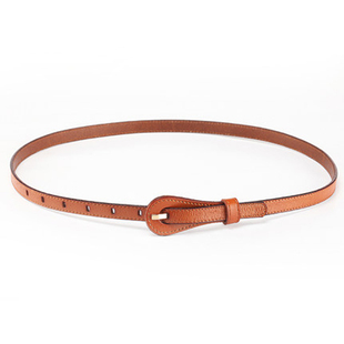 真皮细腰带女款绿色时尚毛衣风衣大衣牛仔裤小皮带装饰连衣裙打结