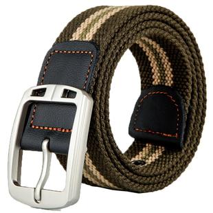 初中高中军训必备帆布腰带针扣男士皮带女裤带学生胖潮流军训腰带