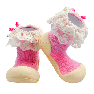 春秋女宝宝软底地板鞋