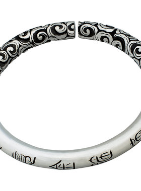 如意金箍棒男士银手镯