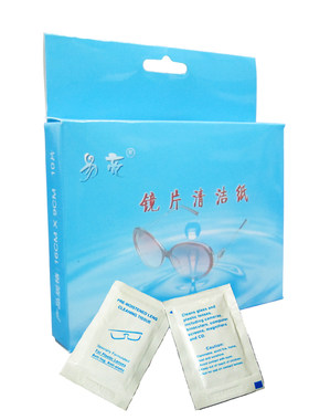 易亮镜片清洁纸德国技术眼镜纸擦镜纸镜头纸湿巾10片/盒36盒促销