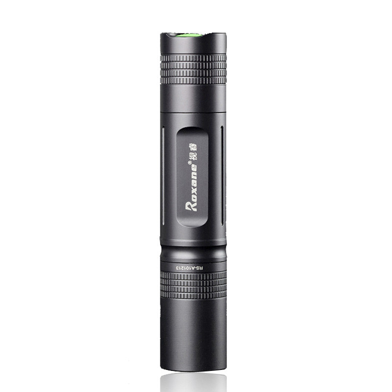正品包邮视睿A10-LED直筒迷你高亮强光小手电筒骑行充电18650防身