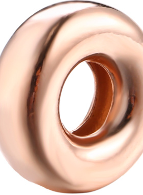 diy纯银18k金隔片配饰车轮珠