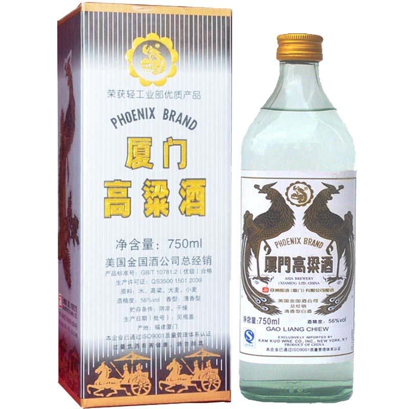 750ml厦门高粱酒56度丹凤