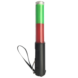 26cm红绿双色交通指挥棒演唱会荧光棒LED警示灯磁铁疏导消防应急