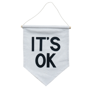 北欧屋里墙壁挂件家居装饰手工制作英文字母挂旗挂布ins拍照道具