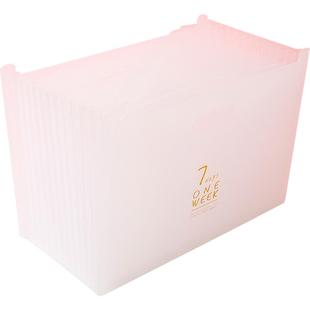 伸缩文件夹多层学生用卷子收纳袋分类书夹子试卷夹高中生风琴包考试卷装放资料册的收纳盒塑料大容量整理神器