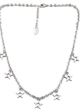 日本五角星配饰时尚风森系锁骨链
