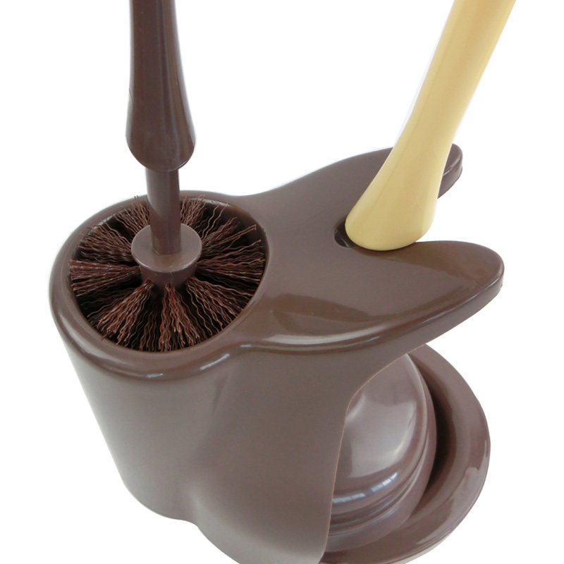 格威特马桶刷子皮吸套装无死角去污带底座卫生间厕所兔耳朵清洁刷