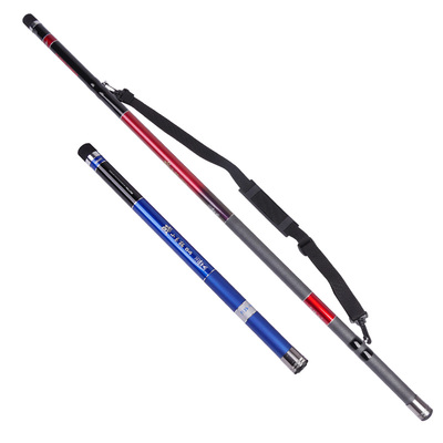 矶钓长节碳素不锈钢抄网杆