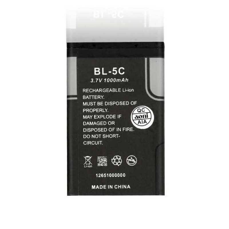 BL-5C锂电池1000毫安插卡3.7V小音箱响电池5C收音机音响充电电池