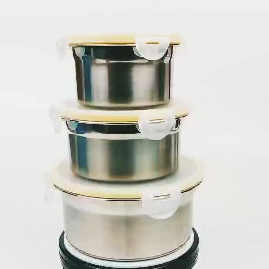 3 Layer Colorful Stainless Steel Lunch Box Keep Food Warm Buy Lunch