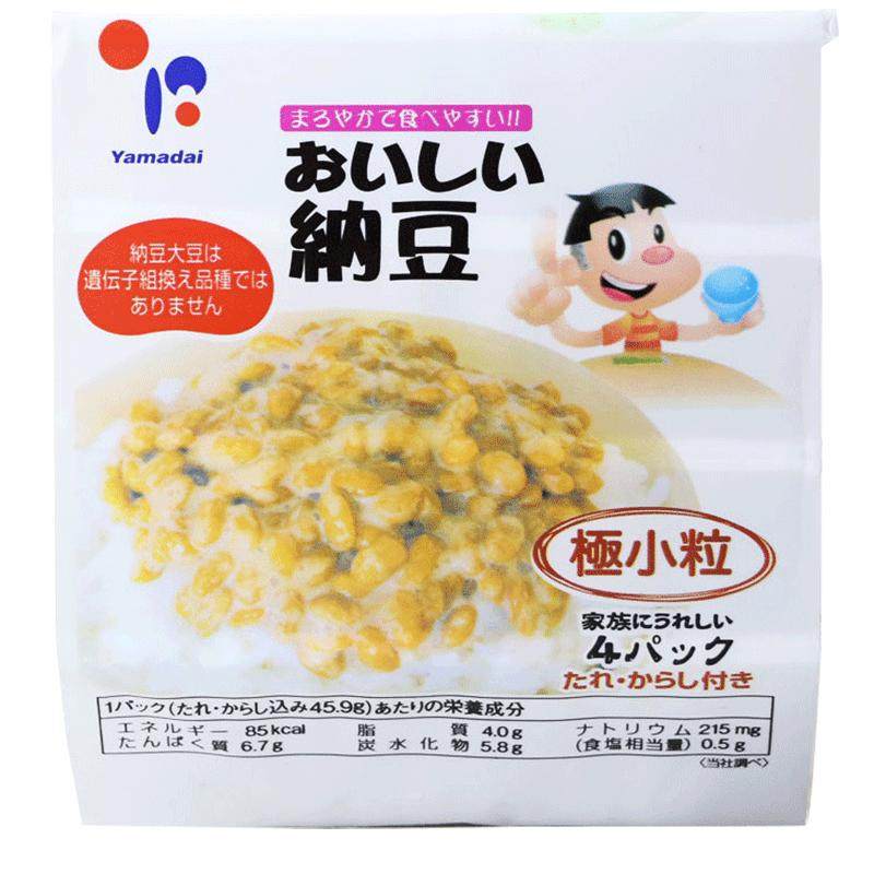 日本纳豆山大美味北海道纳豆原装进口小粒即食纳豆菌12组48盒包邮