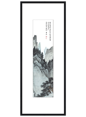 新中式风水墨古典样板间装饰画