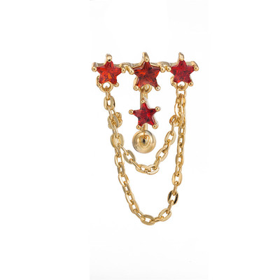 倒挂链条肚脐钉ChirarRose