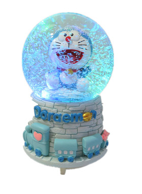 大号飘雪叮当猫公主朋友水晶球