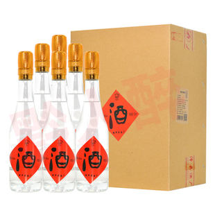 鸡泽五粮酒字大金色盖39度浓香型白酒整箱6瓶装粮食酒光瓶自饮酒