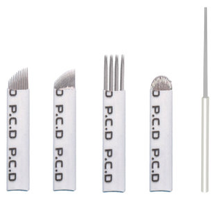 PCD纹绣手工针片神奇四侠线条眉u型针雾眉单排针双排弯弯绣妈生唇