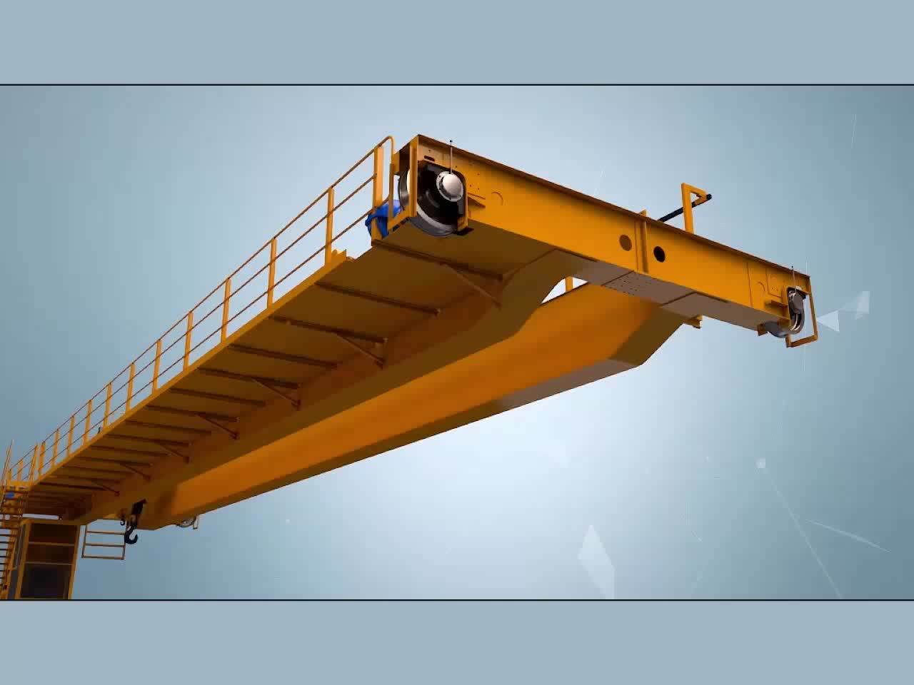 Lh Type Double Girder Overhead Crane 25+5 Ton Trolley Buy Double