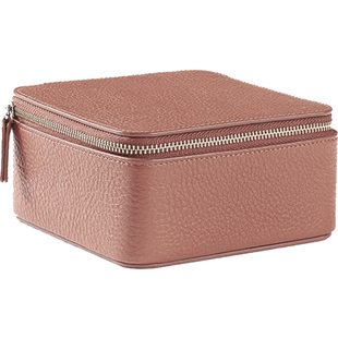 LEATHEROLOGY真皮首饰盒女化妆盒礼物收纳便携口红收纳盒