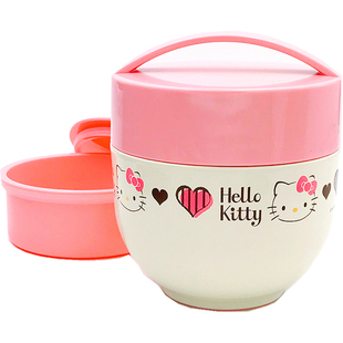 日本skater大容量保温饭盒便当盒饭桶男士保温桶双层分格日式手提