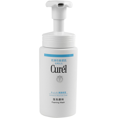 孕妇可用珂润氨基酸温和泡沫洁面