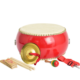 牛皮鼓大鼓龙鼓威风锣鼓中国红成人儿童演出盘鼓扁鼓堂鼓舞蹈鼓