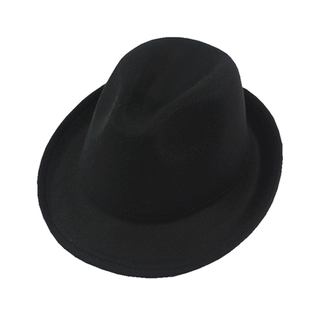 帽子男春秋礼帽男士帽子冬毛呢保暖秋冬中老年人爵士帽冬天老人帽