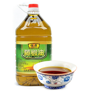 四川特产俊康汉源藤椒油花椒油5L 麻得到麻椒油藤椒调味凉拌桶装