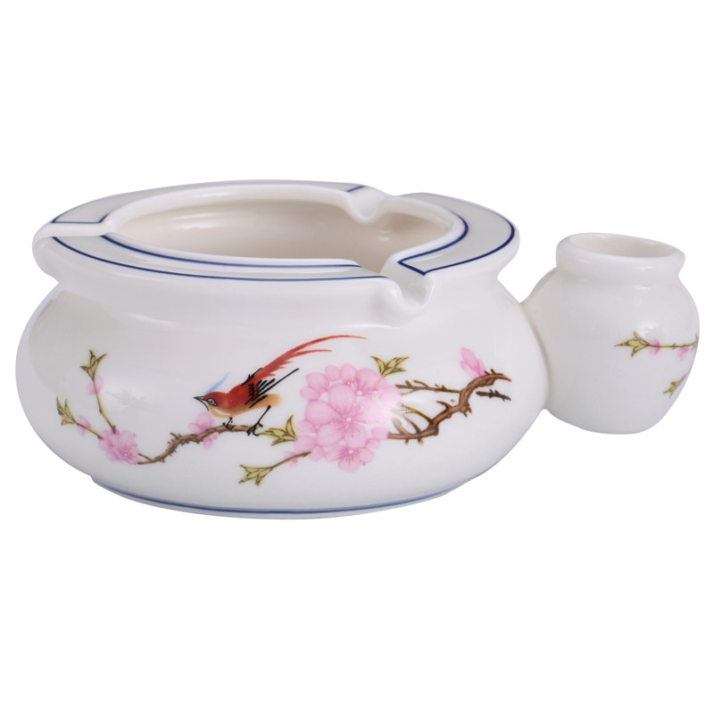 包邮精品青花实用欧式复古烟灰缸