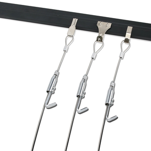 挂画线隐形挂画器T头缆绳水兵钩挂画绳展挂画线画展挂线挂画轨道