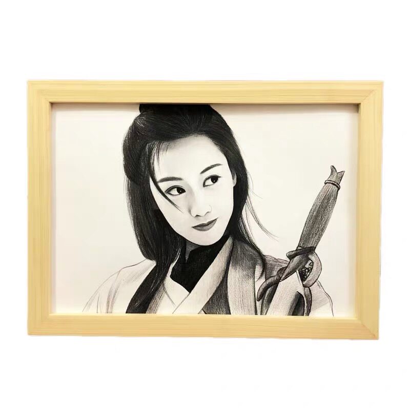 素描画像定制真人照片转手绘代画