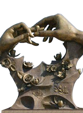 爱情主题雕像园林大型玻璃钢摆件