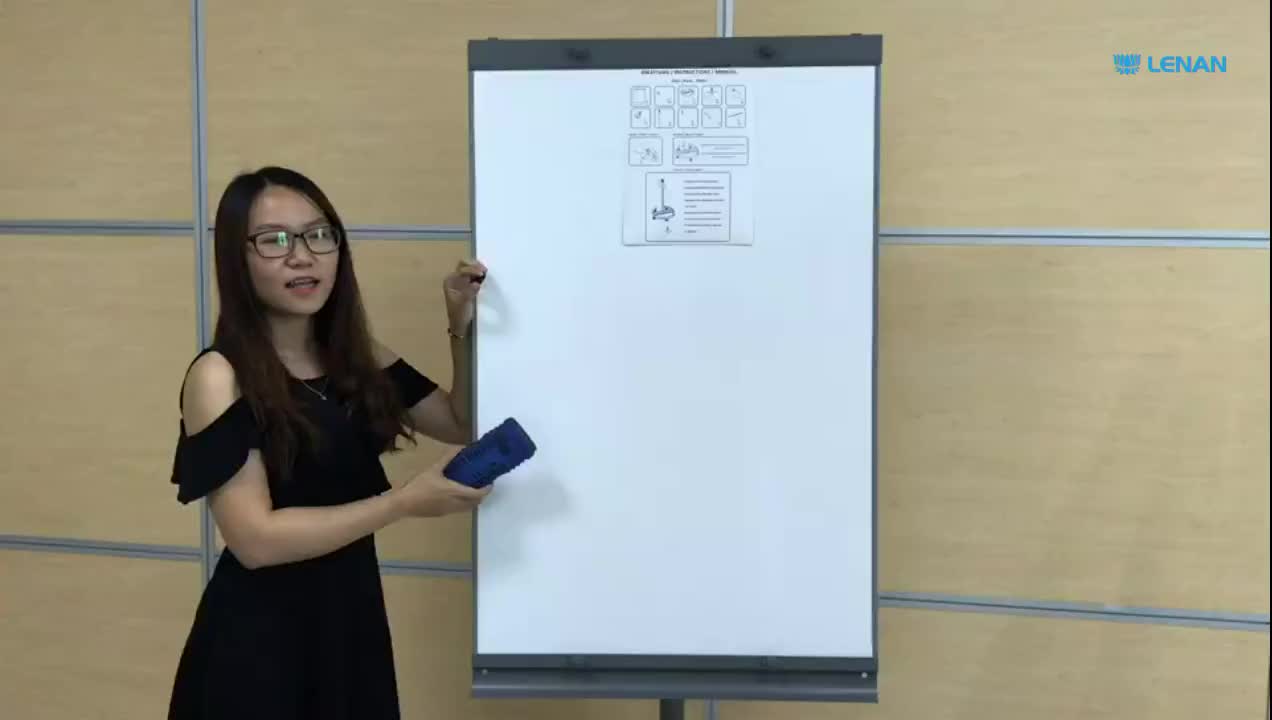 Flip Chart Board With Roller