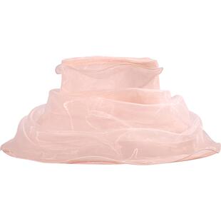 EE设计师原创 新款英式4层欧根纱礼帽出游防晒这样帽子女 4033