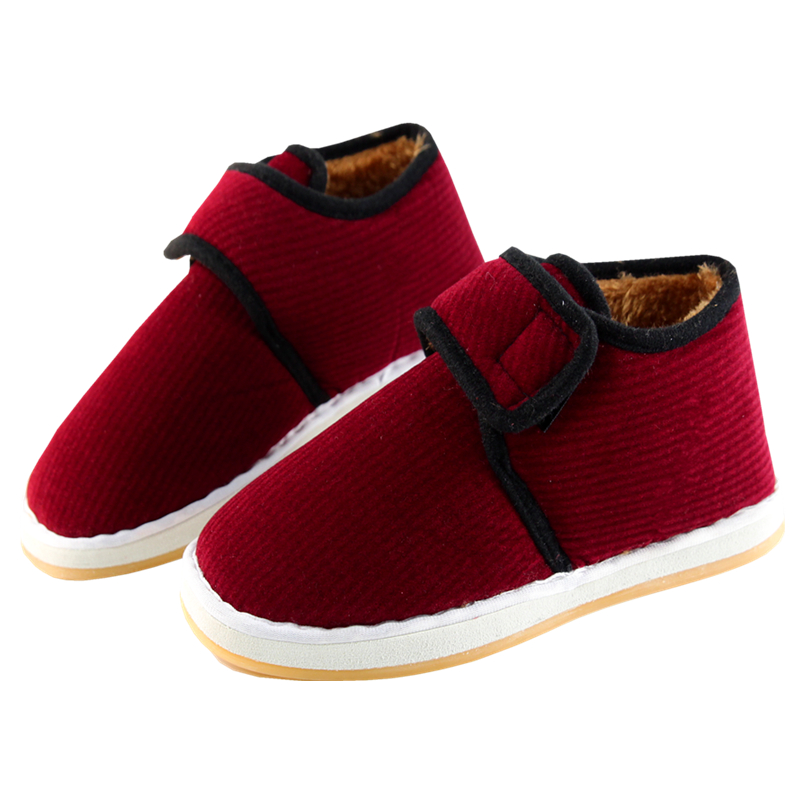 新款手工棉拖鞋女冬厚底居家牛筋底防滑包跟月子保暖外穿老棉鞋男